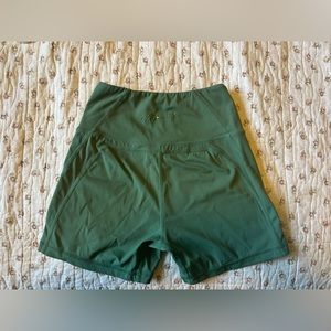 Green/Sage Alphalete surface shorts SMALL